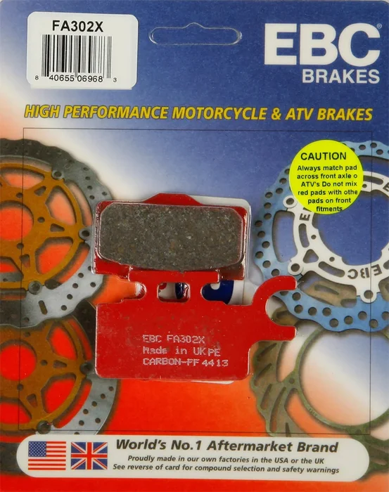 EBC FA302X Standard Brake Pads - High-Performance Motorcycle Brake Pads
