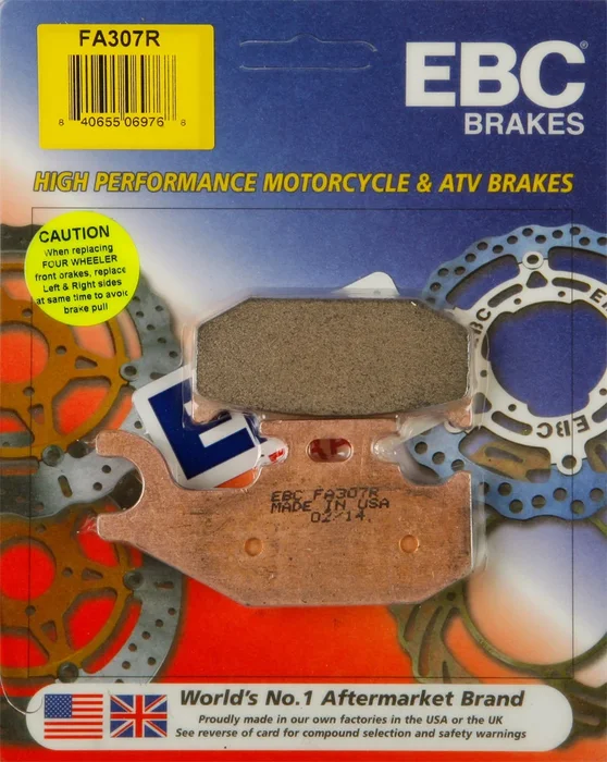 EBC FA307R Standard Brake Pads - High-Performance Motorcycle Brake Pads