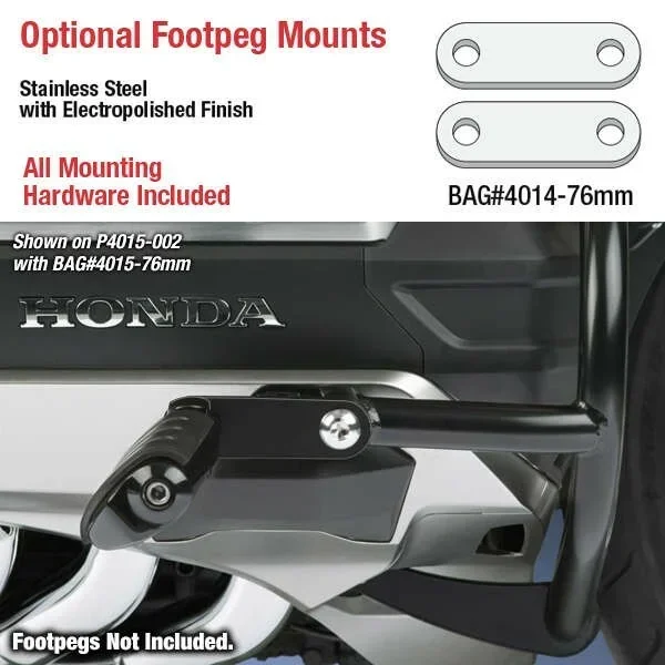 NATIONAL CYCLE - BAG#4014-76MM - Comfort Bar Footrest Mount