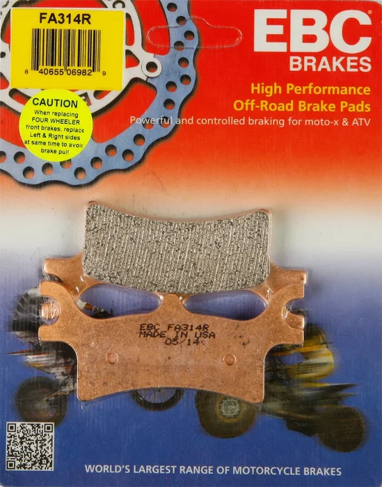 EBC FA314R Standard Brake Pads - High-Performance Motorcycle Brake Pads