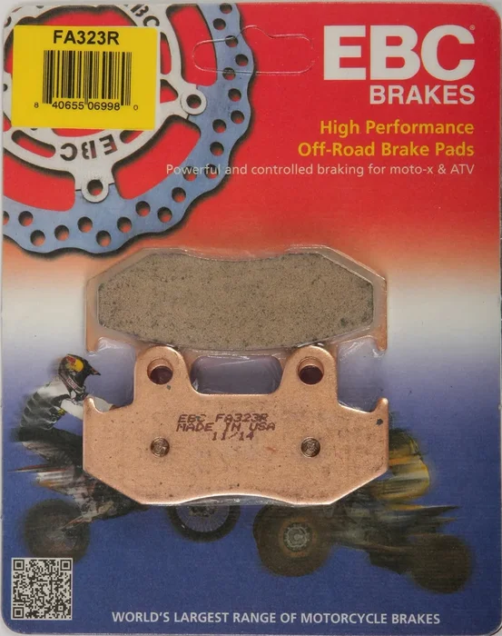 EBC FA323R Standard Brake Pads - High-Performance Motorcycle Brake Pads