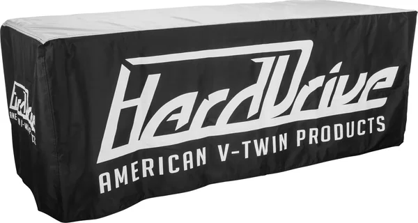 HARDDRIVE - 810-9899 - TABLE COVER GREY/BLACK 8' X 30" X 30"