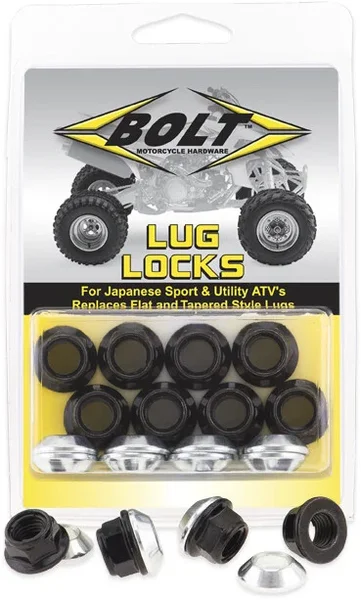 BOLT 2005-LUG.B ATV Lug-Locks - Heavy-Duty Locking Hardware for Off-Road Vehicles