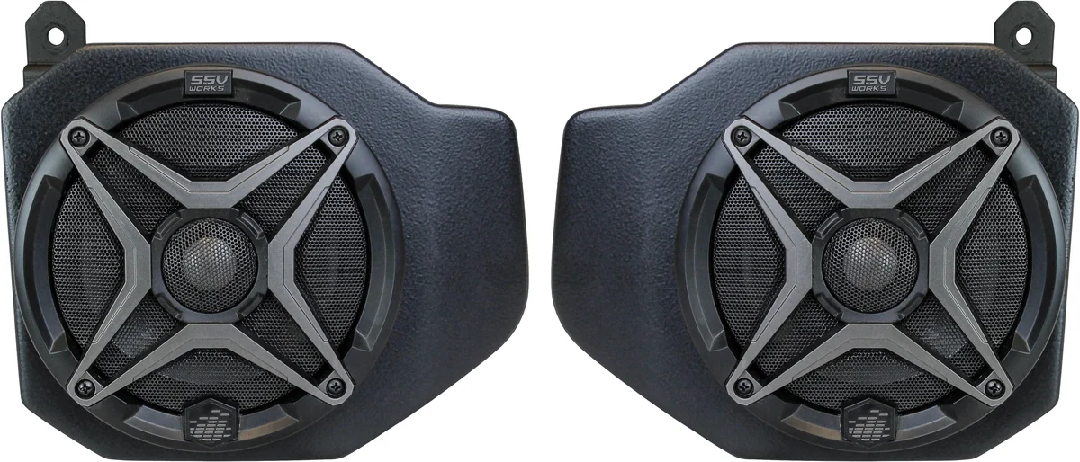 SSV WORKS RG4-F65A Front Speaker Pod - Custom Fiberglass Audio System for Powersports