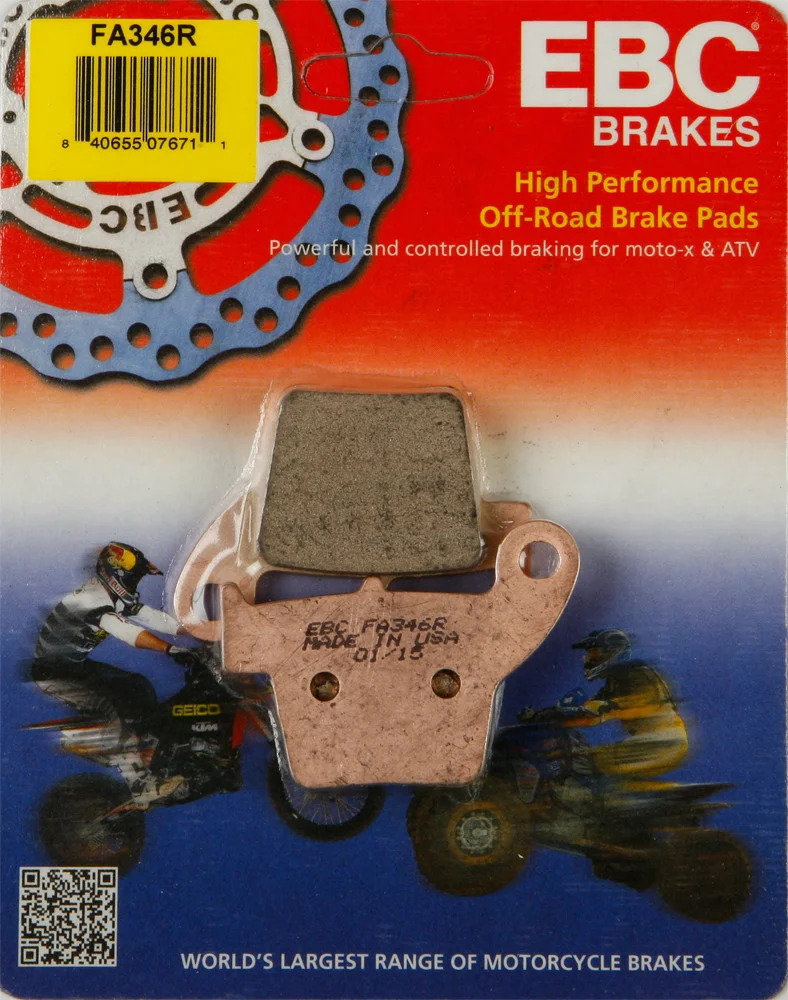 EBC FA346R Standard Brake Pads - High-Performance Motorcycle Brake Pads