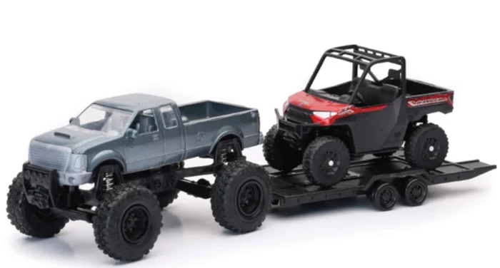 NEW-RAY - 50076A - Mini 4x4 Truck w/Sport Vehicle Replica