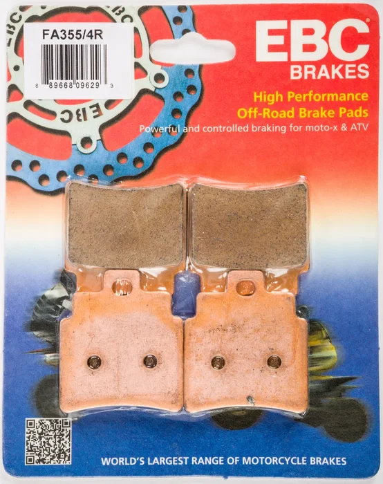 EBC FA355/4R Standard Brake Pads - High-Performance Motorcycle Brake Pads
