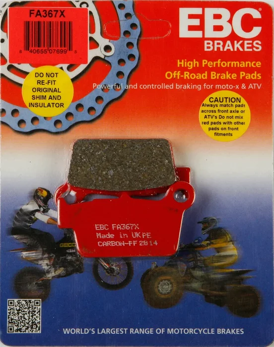 EBC FA367X Standard Brake Pads - High-Performance Motorcycle Brake Pads