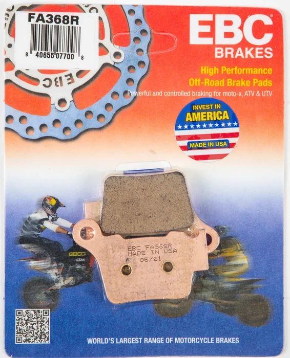 EBC FA368R Standard Brake Pads - High-Performance Motorcycle Brake Pads