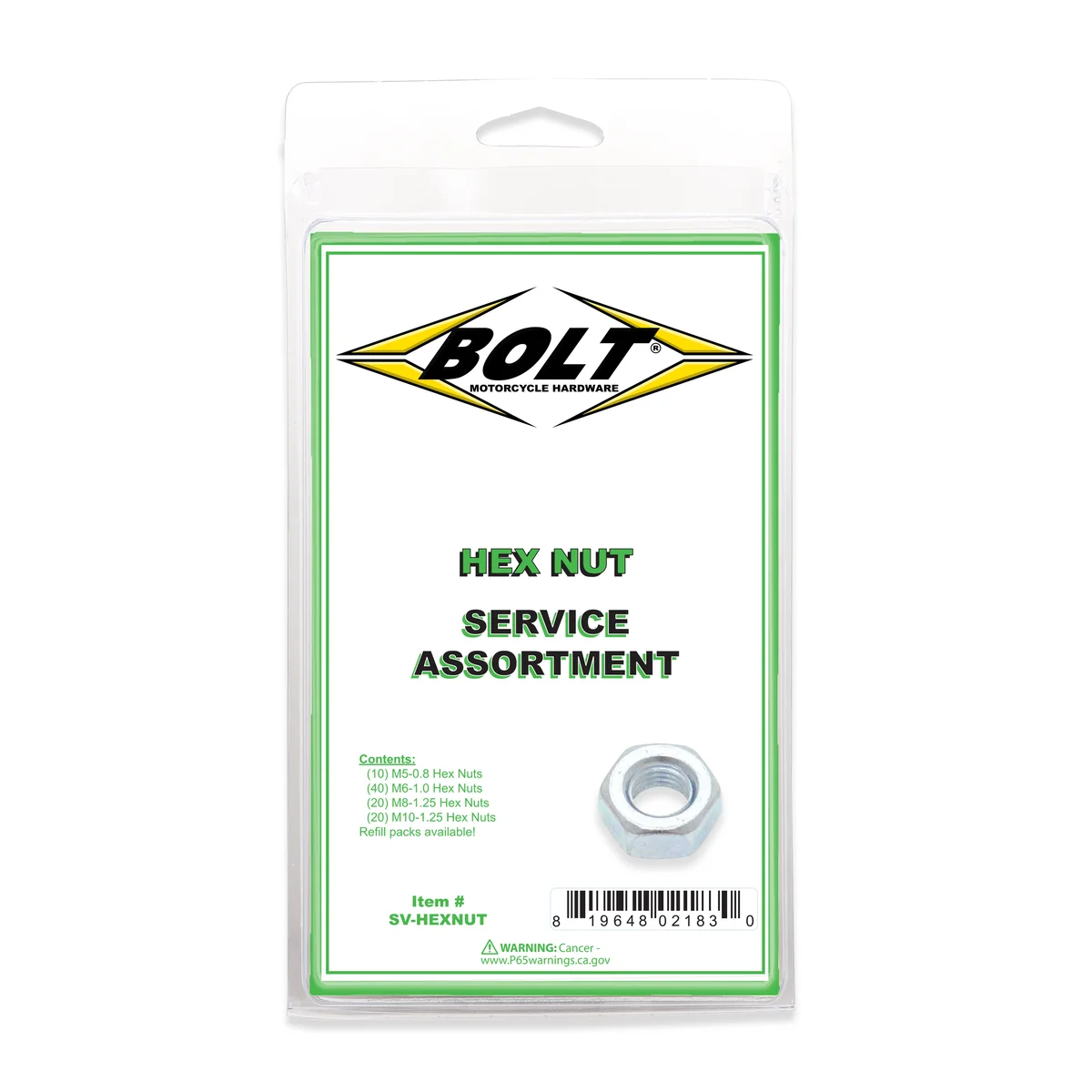 BOLT - SV-HEXNUT - Hex Nuts