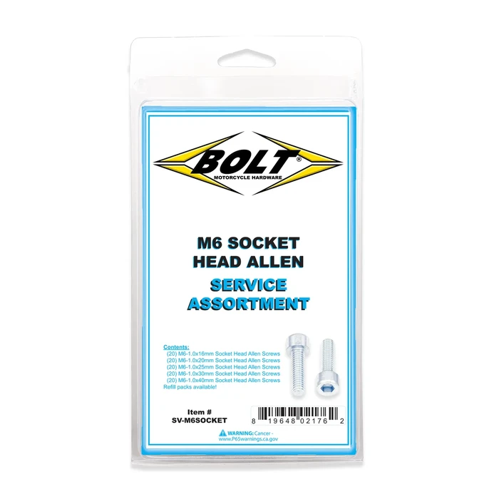 BOLT - SV-M6SOCKET - Socket Head Allen Bolt