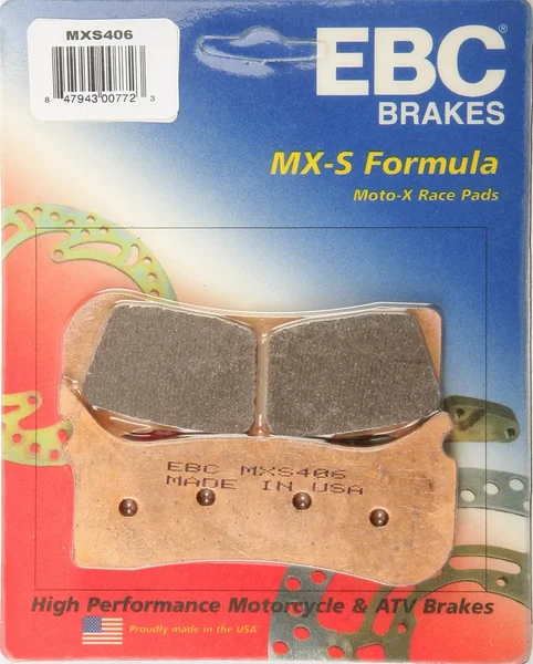 EBC MXS406 Standard Brake Pads - High-Performance Motorcycle Brake Pads