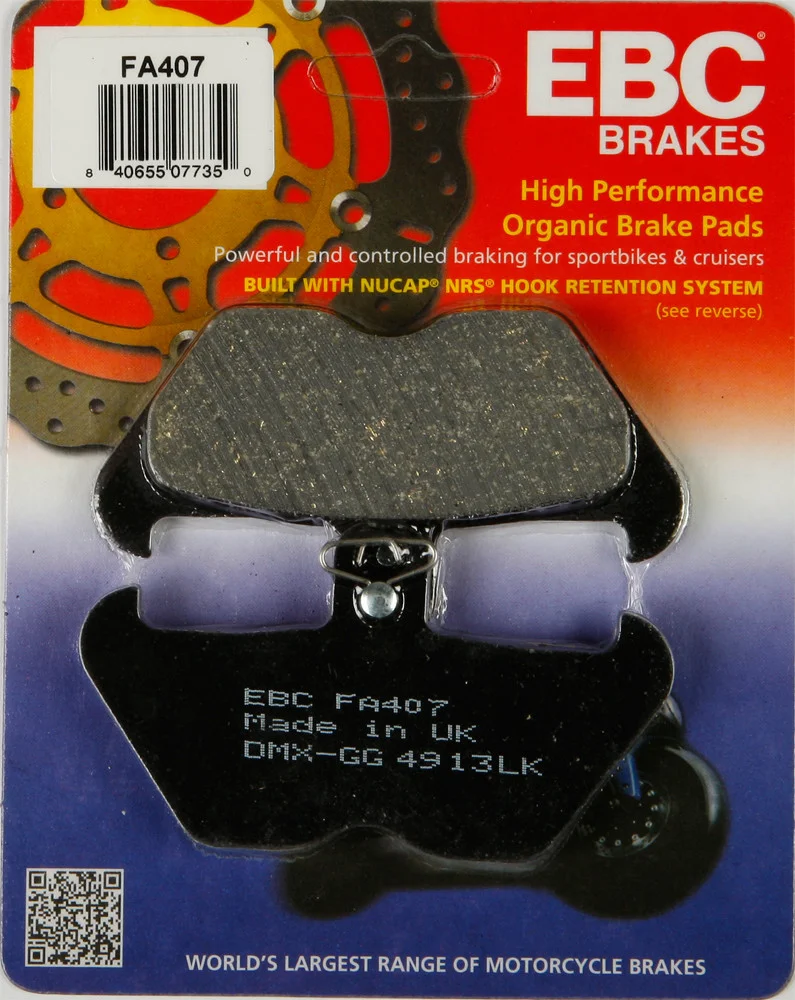 EBC FA407 Standard Brake Pads - High-Performance Motorcycle Brake Pads
