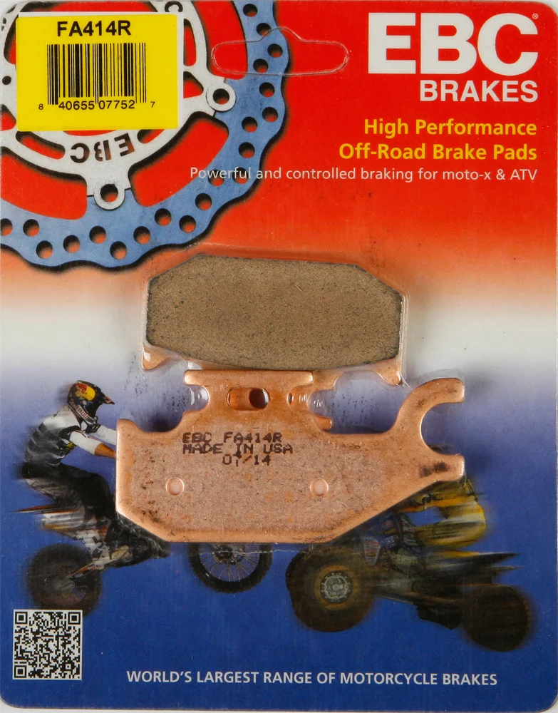 EBC FA414R Standard Brake Pads - High-Performance Motorcycle Brake Pads