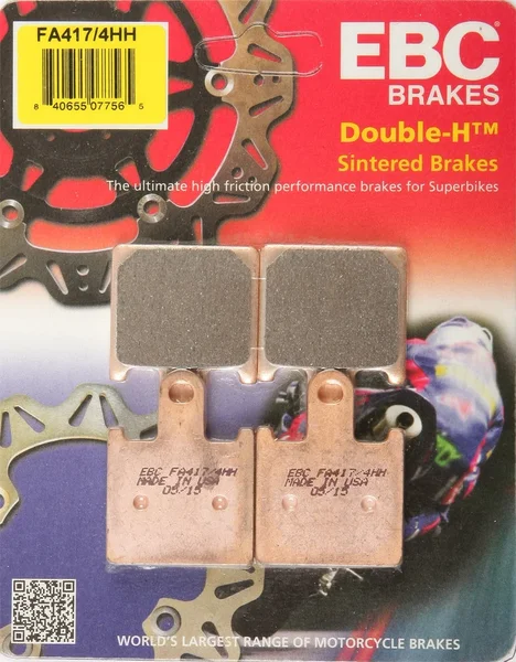 EBC FA417/4HH Standard Brake Pads - High-Performance Motorcycle Brake Pads
