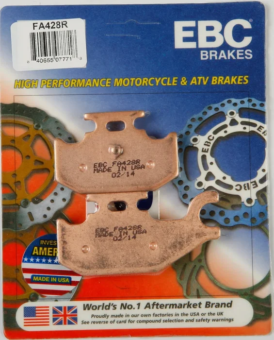 EBC FA428R Standard Brake Pads - High-Performance Motorcycle Brake Pads