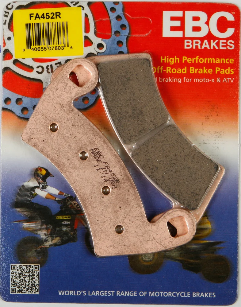 EBC FA452R Standard Brake Pads - High-Performance Motorcycle Brake Pads