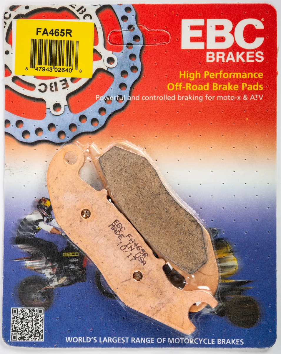 EBC FA465R Standard Brake Pads - High-Performance Motorcycle Brake Pads