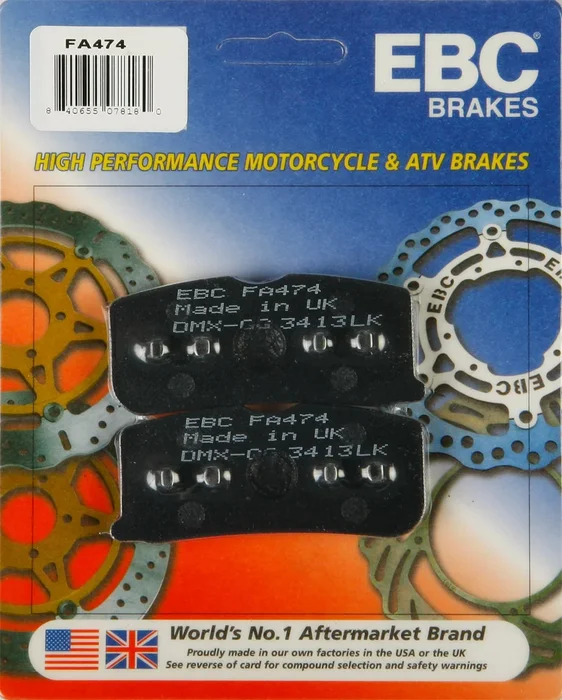 EBC FA474 Standard Brake Pads - High-Performance Motorcycle Brake Pads