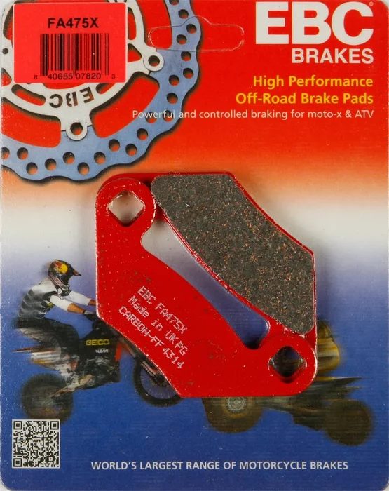 EBC FA475X Standard Brake Pads - High-Performance Motorcycle Brake Pads
