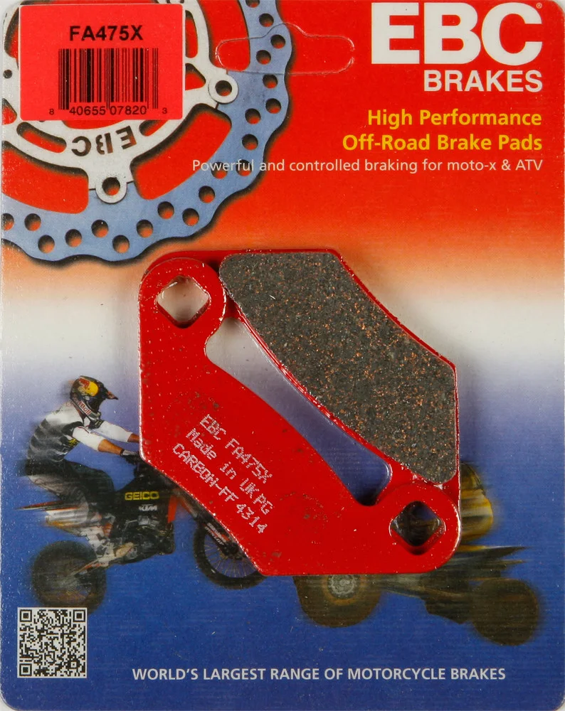 EBC FA475X Standard Brake Pads - High-Performance Motorcycle Brake Pads