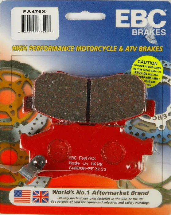 EBC FA476X Standard Brake Pads - High-Performance Motorcycle Brake Pads