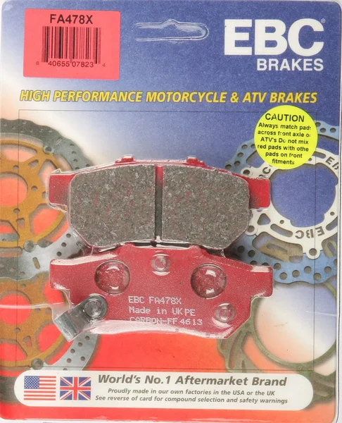 EBC FA478X Standard Brake Pads - High-Performance Motorcycle Brake Pads