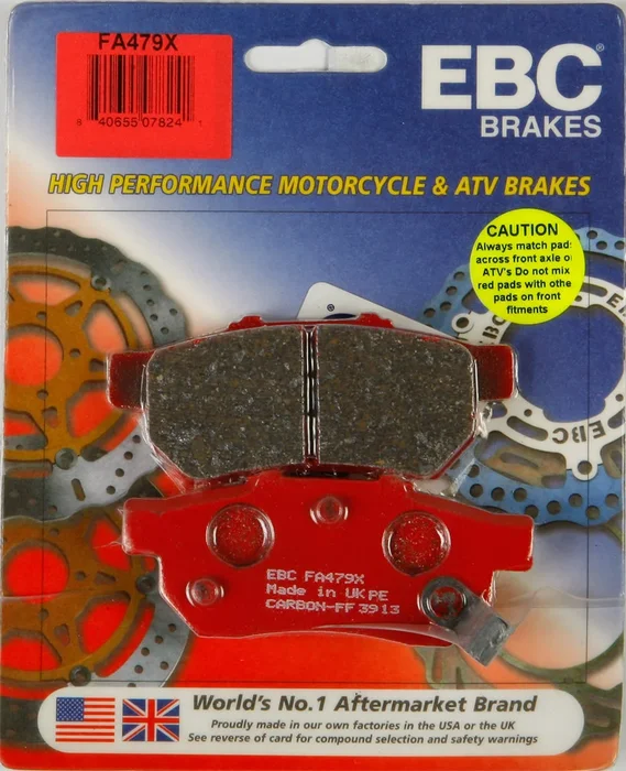 EBC FA479X Standard Brake Pads - High-Performance Motorcycle Brake Pads