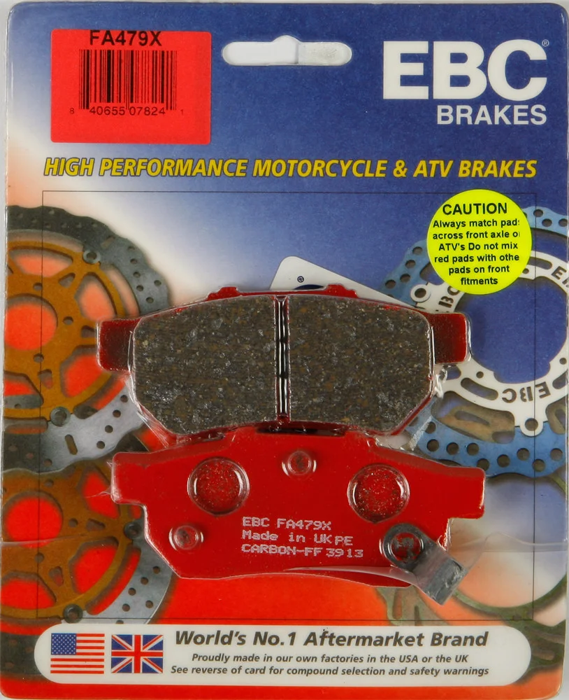 EBC FA479X Standard Brake Pads - High-Performance Motorcycle Brake Pads