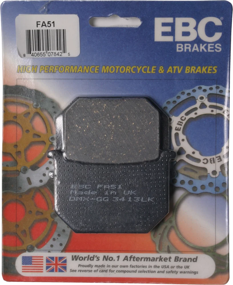 EBC FA51 Standard Brake Pads - High-Performance Motorcycle Brake Pads