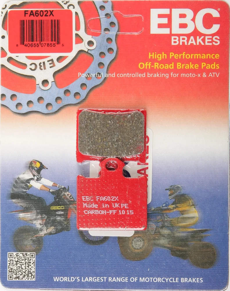 EBC FA602X Standard Brake Pads - High-Performance Motorcycle Brake Pads