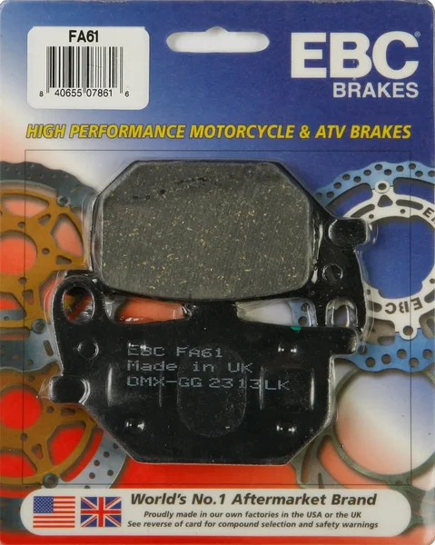 EBC FA61 Standard Brake Pads - High-Performance Motorcycle Brake Pads