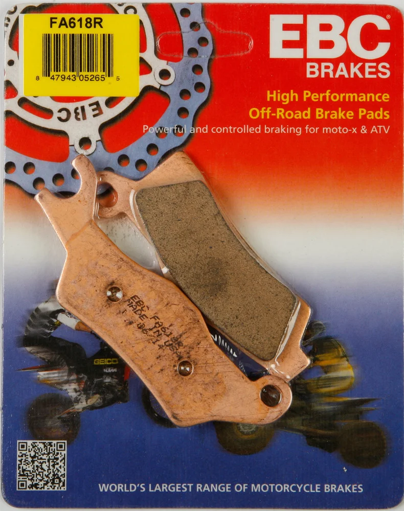 EBC FA618R Standard Brake Pads - High-Performance Motorcycle Brake Pads