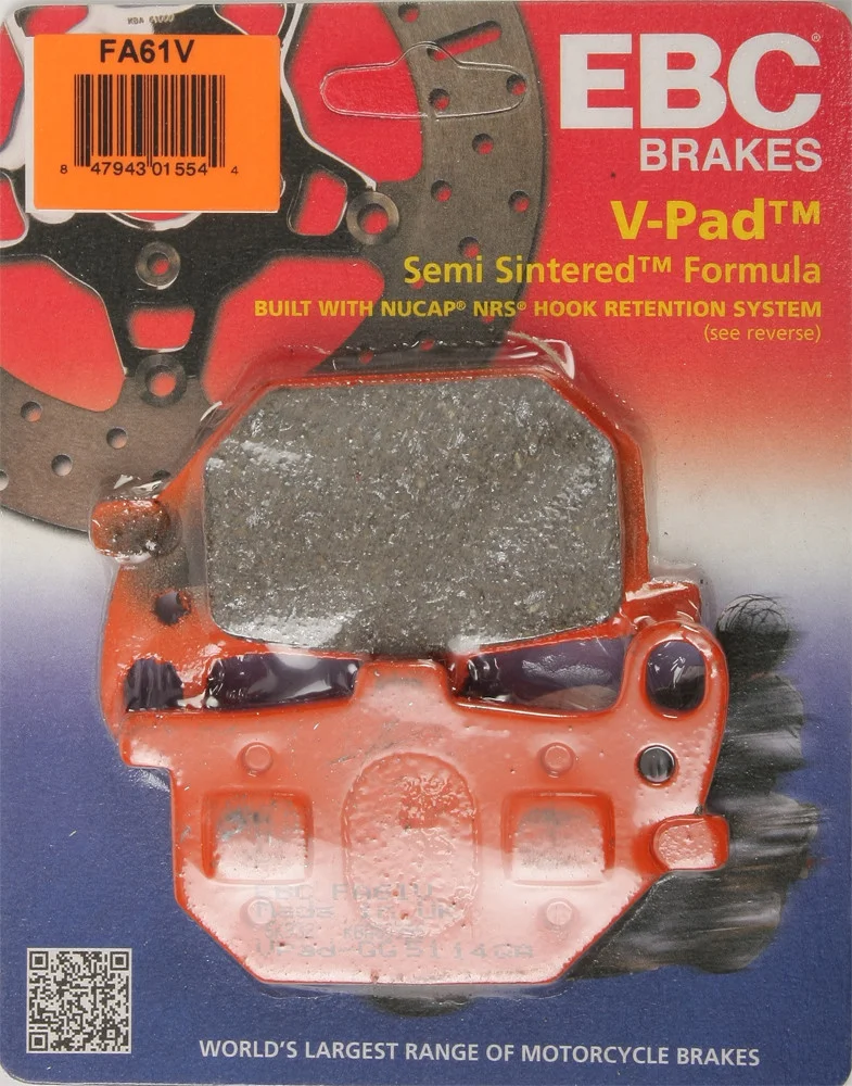 EBC - FA61V - Semi-Sintered Brake Pads