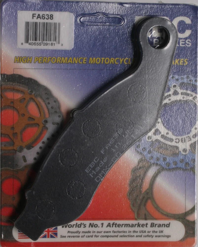 EBC FA638 Standard Brake Pads - High-Performance Motorcycle Brake Pads