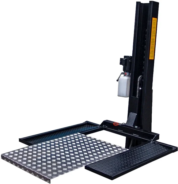 IDEAL SC-2K Single Column Lift - Heavy-Duty Motorcycle Stand for Safe Vehicle Maintenance