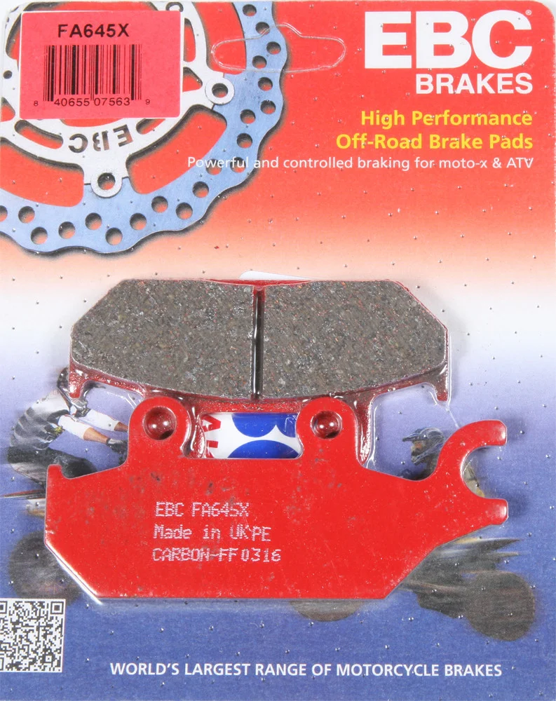 EBC FA645X Standard Brake Pads - High-Performance Motorcycle Brake Pads