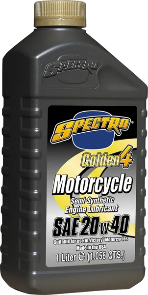 SPECTRO - 310274 - Golden Motorcycle Semi-Syn 4T Oil