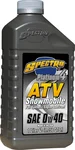 SPECTRO Platinum Full Synthetic 4T Oil - 10W-40 for ATV/UTV/Snowmobiles (1 Quart)