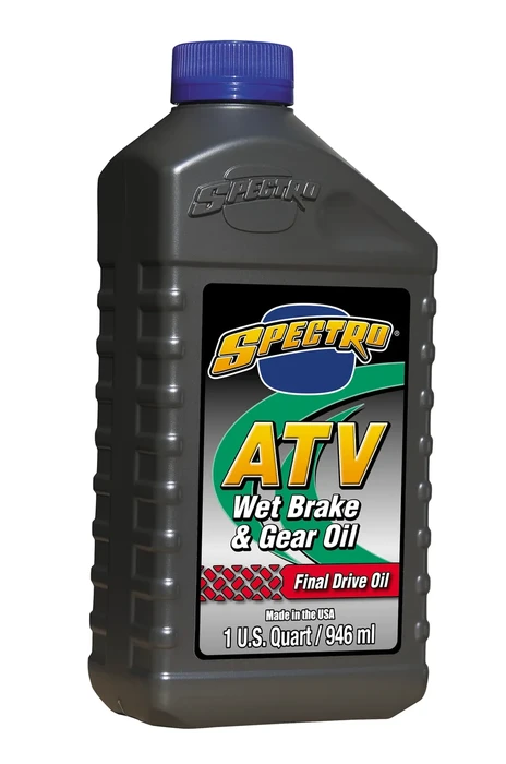 SPECTRO 310333 Premium ATV Wet Brake & Gear Oil - High-Performance Chemicals for Reliable Power Sports Equipment