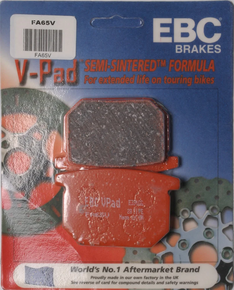 EBC FA65V Semi-Sintered Brake Pads - High-Performance Brakes for Street & Dirt Bikes