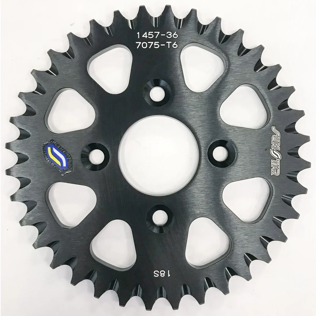 SUNSTAR - 5-145736BK - Works Triplestar Rear Aluminum Sprocket