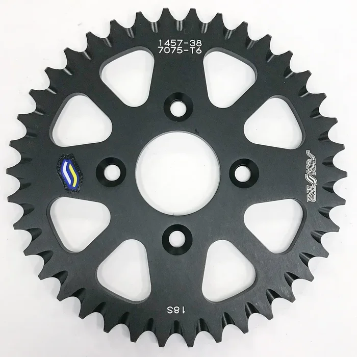SUNSTAR - 5-145738BK - Works Triplestar Rear Aluminum Sprocket