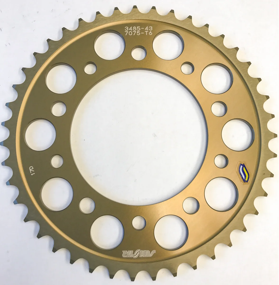 SUNSTAR - 5-348543 - Works Triplestar Rear Aluminum Sprocket