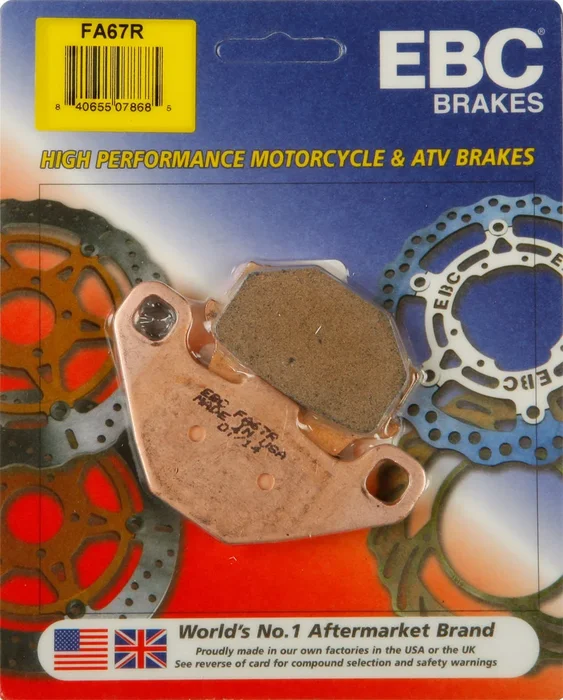 EBC FA67R Standard Brake Pads - High-Performance Motorcycle Brake Pads
