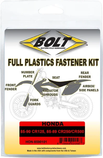 BOLT - HON-8590101 - Full Body Work Fastener Kit