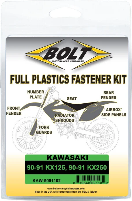 BOLT - KAW-9091102 - Full Body Work Fastener Kit