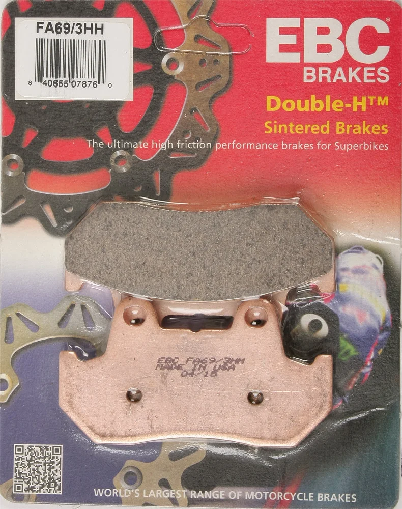 EBC FA69/3HH Standard Brake Pads - High-Performance Motorcycle Brake Pads
