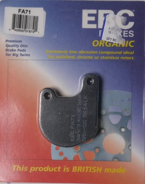EBC FA71 Standard Brake Pads - High-Performance Motorcycle Brake Pads for Enhanced Stopping Power