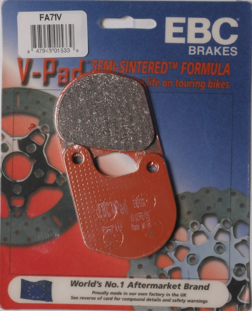 EBC FA71V Semi-Sintered Brake Pads - High-Performance Brakes for Street & Dirt Bikes